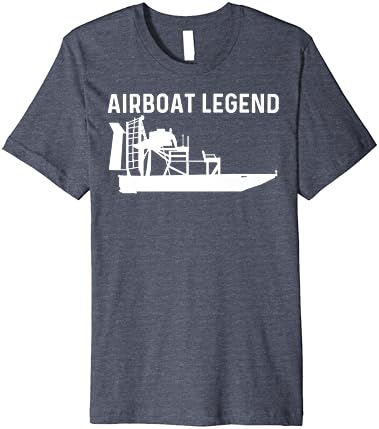 Хладен Airboat Подарък За Мъже, Жени Airboating Watercraft Лодка Премия Тениска
