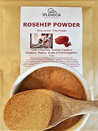 Rosehips Powder Soap Making Доставки Natural Colorant - Ситно Настърган Натурален Оцветител Пигментоза на Прах (4 унции)