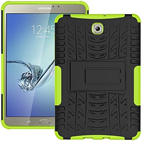 LVSHANG Tablet Cover for Samsung Galaxy Tab S2 8 inch/T710 Tire Texture Shockproof TPU+PC Protective Case with Folding