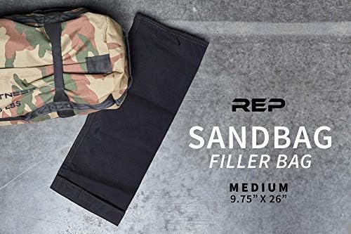 REP FITNESS Medium Sandbag Filler - Тежки спортни торби с пясък за тренировки, ски-тренировка, фитнес, упражнения и военна