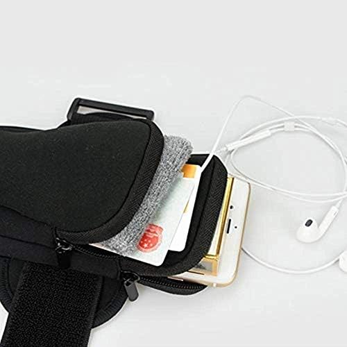 TYUXINSD Удобство нощен бягане Фитнес мобилен телефон Работи ръка набор от Унисекс фитнес ръка Открит китката чанта, каишка