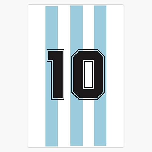 10 Аржентина Стикер Vinyl Стикер на Бронята 5