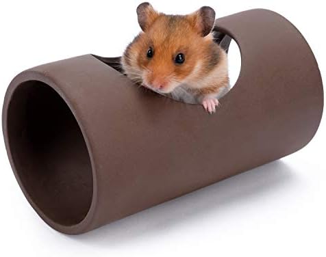 Niteangel Ceramic Hamster Tunnel & фън тръби Hideout: за джудже Robo сирийските хамстери, Мишки, Плъхове или други малки