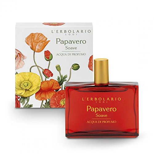 L ' Erbolario - Sweet Poppy - Парфюм спрей за жени - Цветя, аромат на амбър - Rainbow и сладък аромат - Дерматологически тестван - Без насилие, 3 грама