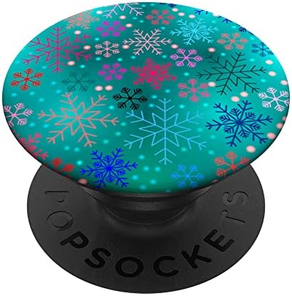 Магически Цветни Снежинки PopSockets Swappable PopGrip