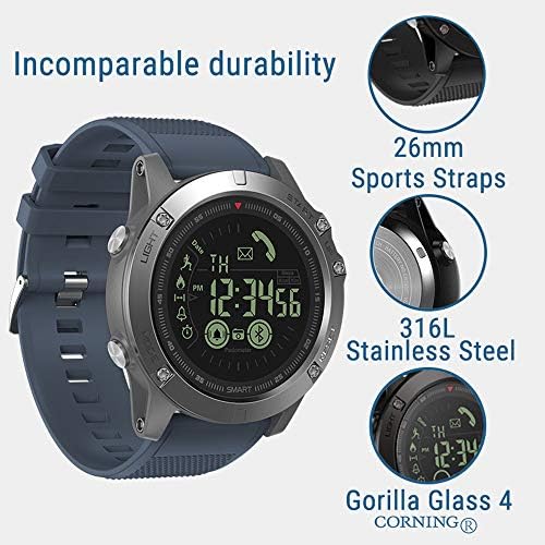 SUQIAOQIAO Zeblaze VIBE3 Android, iOS Bluetooth One Year Long Standby Smart Watch 1.24 Inch FSTN/Full View(Sunlight-Visible),червен