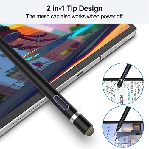 Stylus писалка за сензорни Екрани, Рисуване Стилист е Съвместимо с iPad Поколение Air Pro Mini iPhone на Galaxy Kindle