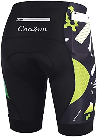 COOrun Мъжки Байк шорти Дишащи Меки Панталони За Планински велосипед Tight-Fit
