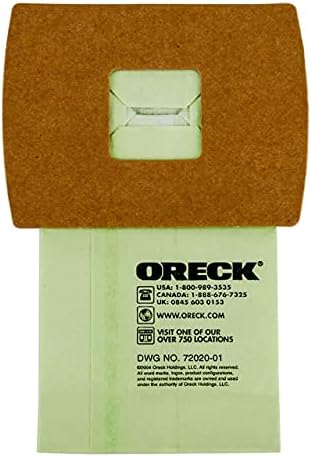 Подмяна на Истински Вакуумни Торби Oreck XL Бъстър Б Canister PKBB12DW Housekeeper Bag by Oreck