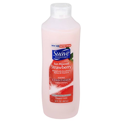 Suave Essentials Conditioner, Созревшая на слънце ягоди, Семеен размер - 30 течни унции (3 опаковки)
