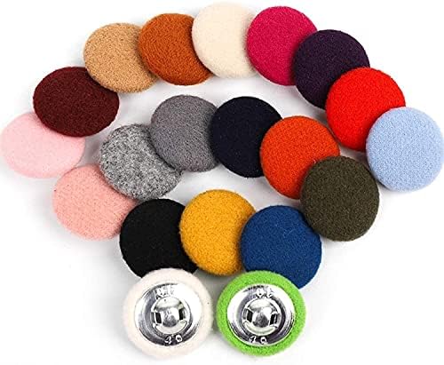 SoGuDio 10 бр. Шевни метални копчета САМ Аксесоари за Алуминиева бутон Шиене на копчета и Шивашки аксесоари бутони (цвят