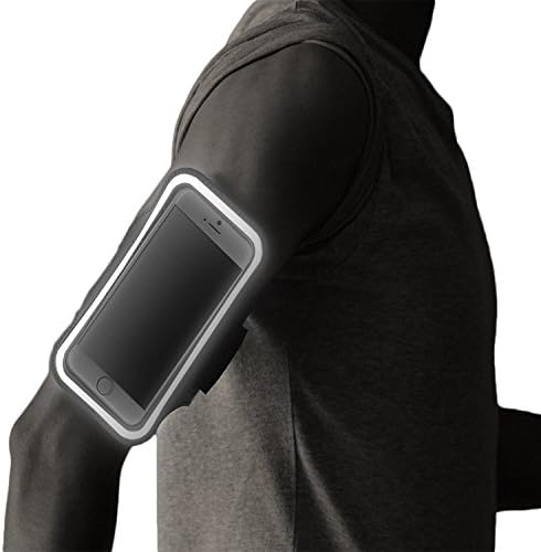 RevereSport Съвместим iPhone 12 Mini Водоустойчив бягаща нарукавник с допълнителни джобове за ключове, пари в брой и кредитни