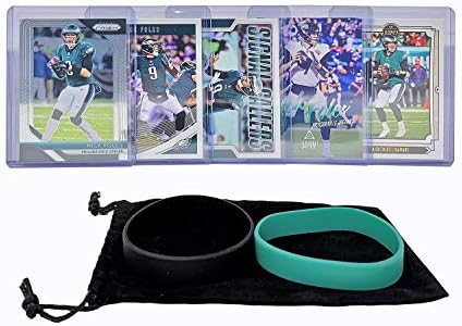 Nick Foles Football Cards (5) Разнообразни Пакет - Philadelphia Eagles Джаксънвил Jaguars Trading Card Gift Set