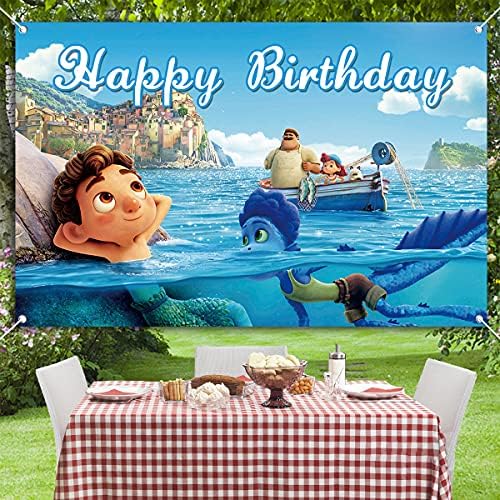 Лука Birthday Background for Kids,Лука Birthday Party Доставки Happy Birthday Banner for party decorations