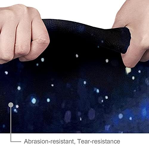 Inhomer, 6 мм Много дебело килимче За йога, Galaxy Stars Universe Secret Night Print EcoFriendly TPE Exercise Mats Pilates