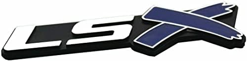 2 бр LSX Емблемата на Иконата 3D Самозалепващи Табела Стикер Замяна за Chevy Camaro Corvette LS LT ЗЛ СС Silverado (Хром