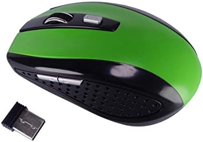 Компютърна Мишка Оптична Безжична Мишка 2.4ghz с USB нано-Приемник, Регулируем 1600 Точки На инч Corldless Мишка Мишка