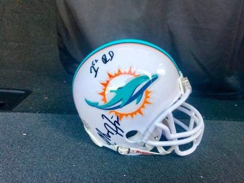 Charles Harris Hand Signed Маями Делфините Mini Helmet JSA СИГУРЕН Missouri NFL - Мини-Каски NFL с Автограф