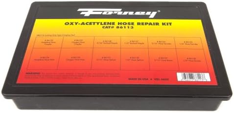 Комплект за ремонт на кислороден ацетиленового маркуч Forney 86113 с Клещи 86116, Голям