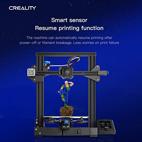 2020 Creality Upgrade На-3 V2 FDM 3D Принтер Безшумна Дънна Платка Meanwell Захранване Карборунд Стъклена Платформа и