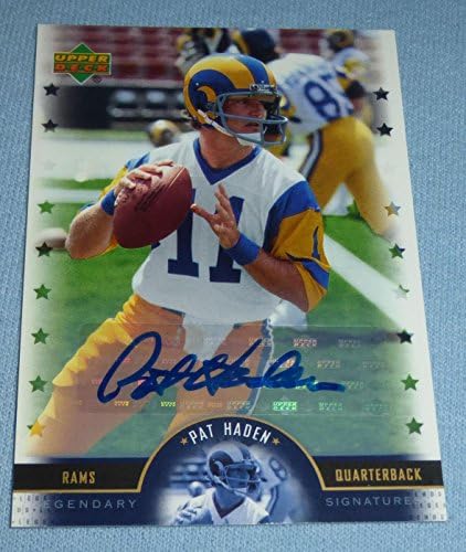 Домашни любимци Хейдън Подписа 2005 Горната палуба NFL Легенди Legendary Signatures Овни Card Auto - Грозен Футбол карта