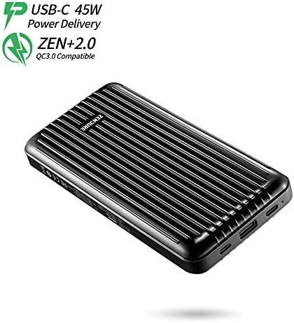 Zendure ZDA6PD-45W s Power Delivery Portable Charger A6PD 20100mAh Ultra-Durable PD Power Bank with USB-C Input/Output,
