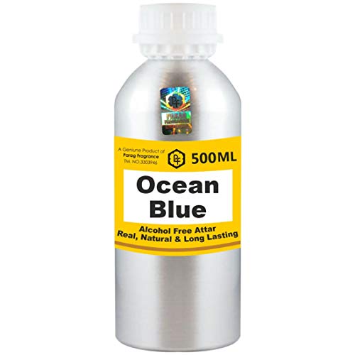 Parag Fragrances Ocean Blue Attar 500ml Wholesale Pack Attar (Alcohol Free, Long Lasting Attar For Men - Women & Religious