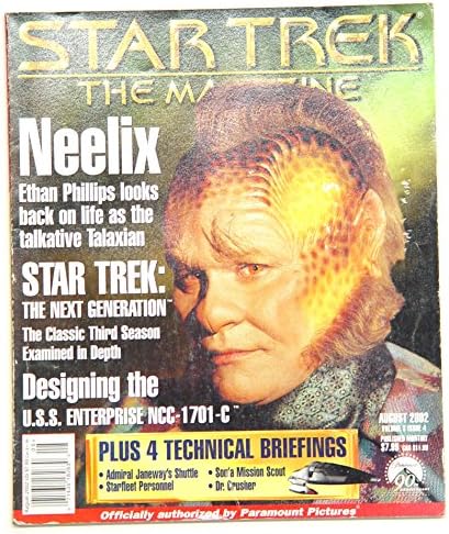 Star Trek the Magazine Borislav Phillips on cover August 2002 Vol 3 Issue 4