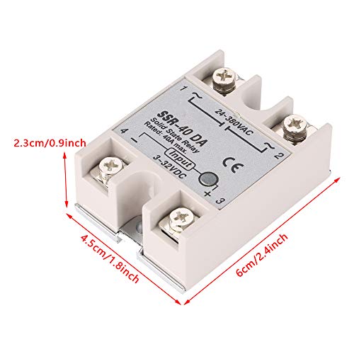 Релета SSR-40DA Mini Size Anti-Vibration 40A Solid State Relay No Noise for Food Machinery for Automated Control Fields