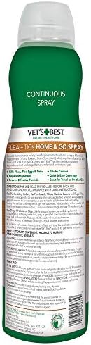 Vet's Best Флий+Tick Лесно Pet Spray, 6.3 течни унции, 6.3 FZ