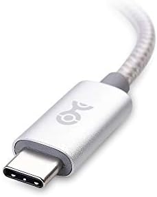 Кабел има значение Премия Сплетен USB C до 3,5 мм адаптер за слушалки Samsung Galaxy S10, S10+, Note 10, Note 10+, Google