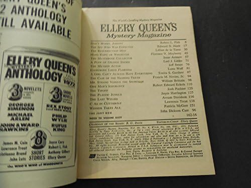Ellery Queen ' s Mystery Mag Dec 1972 Айзък Притежаваше, Робърт Фиш