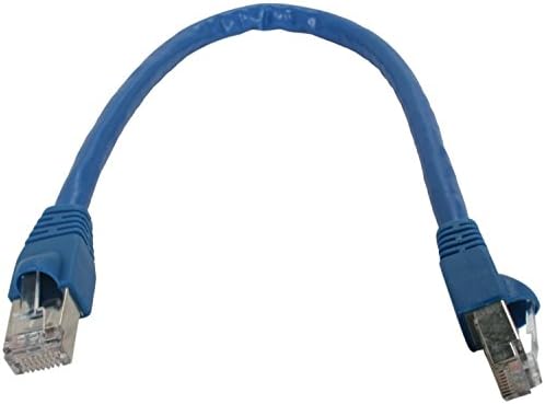 Nippon Labs основа cat6a-1S CAT 6A STP 1-Крак Ethernet кабел, синьо