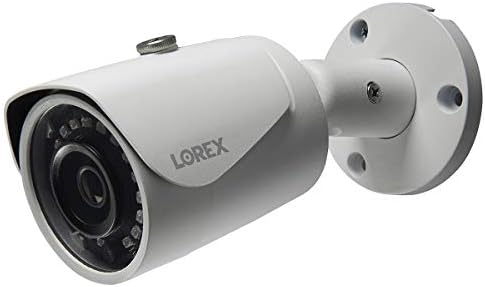 Lorex E581CB Series 5MP Indoor/Outdoor Day & Night Super HD IP Security Bullet Camera with 2.8 mm F2.0 Fixed Lens, 2592x1944, IP67 Weatherproof, Color Night Vision - 2 Pack
